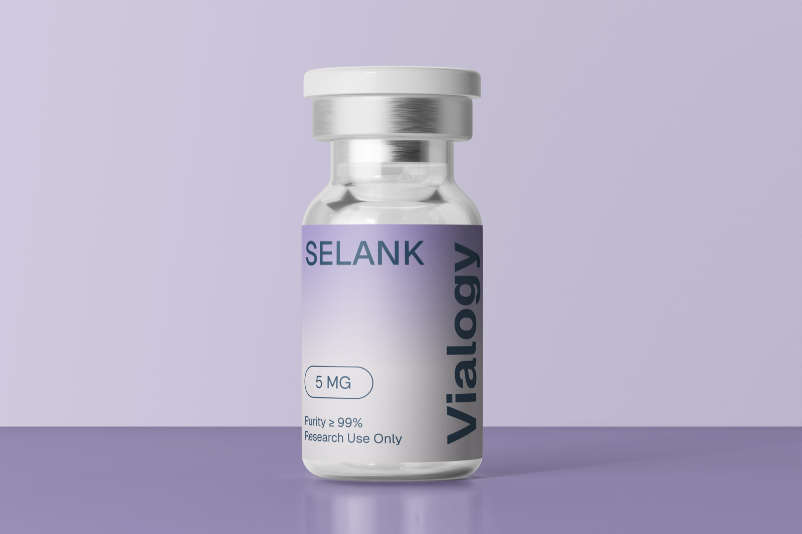 Selank research vial